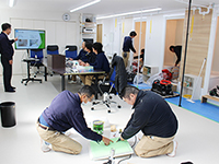 「ふろいちテクニカルセンター 技術・技能研修所」で現場での技術をいつでも学べる。