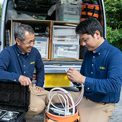 分からないことは、全部教えてもらえる。
