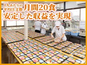 地域に愛され感謝される!社会貢献と安定収益を実現できる配食ビジネスです