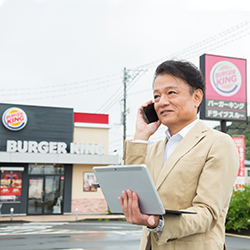 バーガーキング島田店は2014年4月OPEN以来