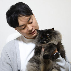 大好きなペットとふれあい、お客様から