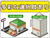 都会型・郊外型など、豊富なサロン経営の選択肢が魅力。