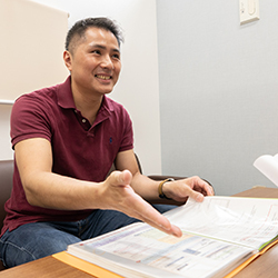 先輩レポート写真