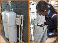 1日30～40軒のペースで、担当エリア内のお客様を訪問。稼働時間の目安は9：00～18：00