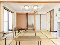 発達や知的障がいがある児童のための施設です。