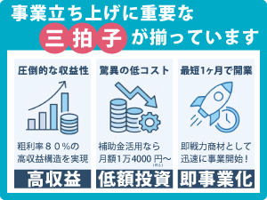 《実際の導入事例をご紹介》事業立ち上げ1年／主要メンバー3名で3億円の売上を達成！