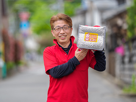 将来性に惹かれて加盟したのは2003年。コツコツと信頼を重ね配食数上位店舗へと成長！